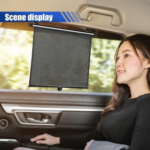 2PCS 18×14 Car Side Window Sun Shade for Baby/Kids, Black