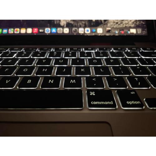 Keyboard Stickers Specifically for MacBook, Transparent Gray Effect, Compatible with 13-16 Inch Air/Pro