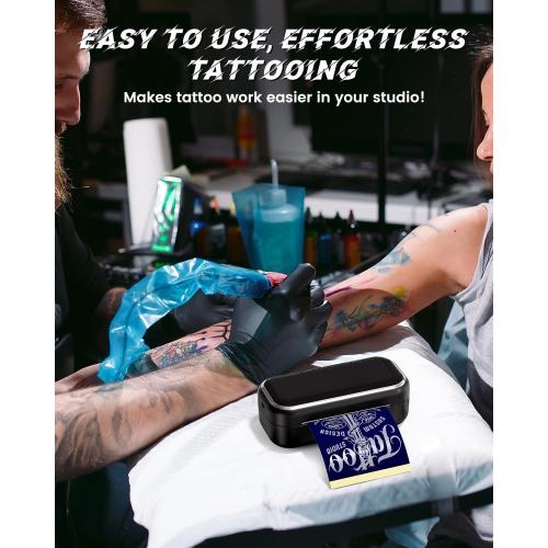 Phomemo Tattoo Stencil Printer with 30pcs Transfer Paper, 2026 Mini Tattoo Stencil Printer, AI Creative Bluetooth Tattoo Printer Machine Easy to Use for Tattoo Beginners, Enthusias, Artists