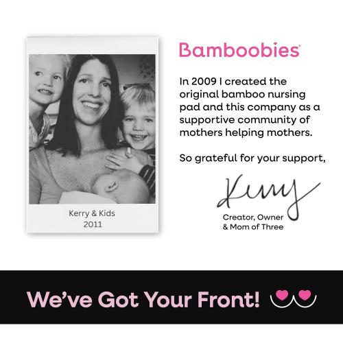 Bamboobies Nursing Pads for Breastfeeding, 2 Ultra Thin and 2 Overnight