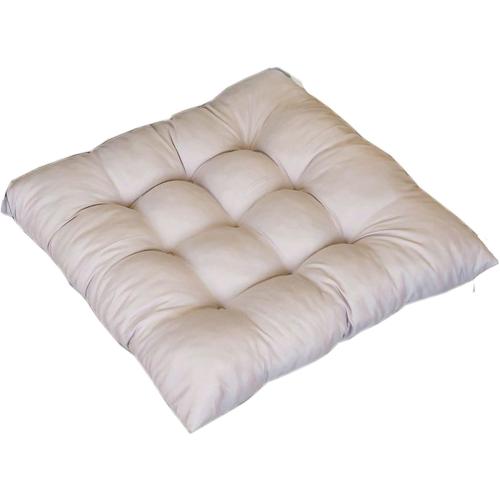 Seat Pads for Dining Chairs, Garden Chair Cushions with Ties, Soft Washable Square/Round Seat Cushions for Kitchen, Office, Outdoor, Patio, Classroom & Indoor Use set of 2
