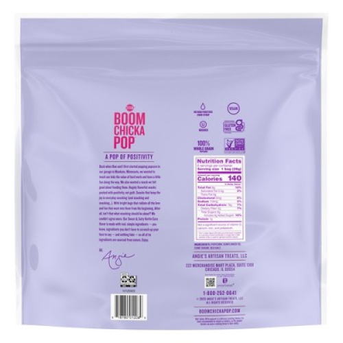 4pk Angie's Boomchickapop Sweet & Salty Kettle Corn Popcorn  Multipack - 1oz/6ct