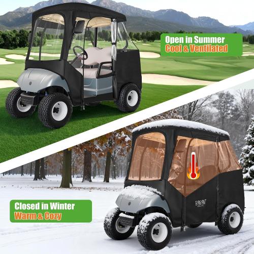 2 Passenger Golf Cart Enclosure
