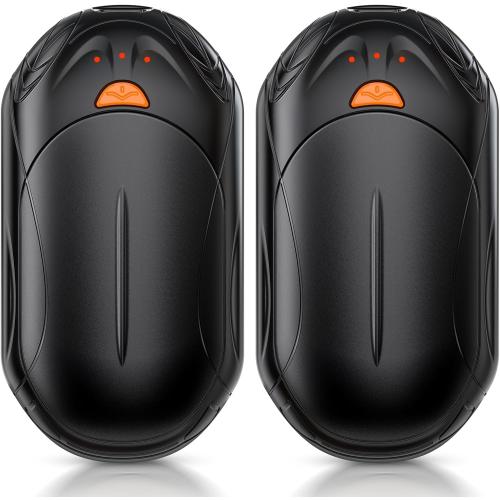 AI Hand Warmers Rechargeable 2 Pack, AI Smart Chips Electric Hand Warmers, 20Hrs Long Safe Heat, Portable Pocket Heater