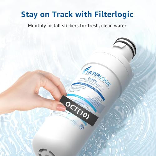 Filterlogic LT1000PC ADQ747935 Refrigerator Water Filter, 3 Pack