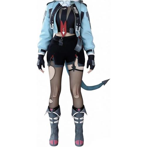 Jane Doe Cosplay Costume Outfit Set Game Cos