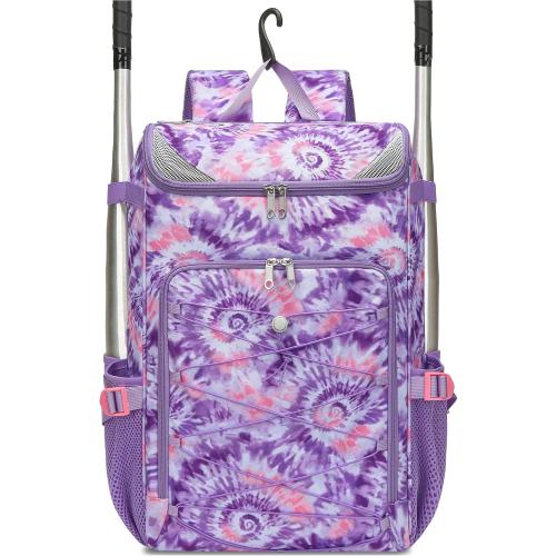 Baseball Softball Gear Bag Backpack for Boys Girls Ages 8-12 12-14 Large Kids Youth Bat Bag with Ventilated Shoe Compartment Baseball Softball Players Stuff Supplies