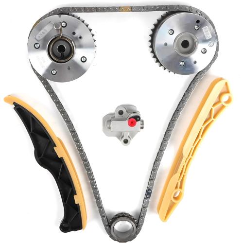Timing Chain Kit Intake & Exhaust VVT Gear Fits for 2012-2016 Kia Rio Forte5 Soul 1.6L Replace OE 243502B600 243702B610 244312B620 244202B611