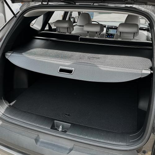 Cargo Cover Compatible with VW Volkswagen Atlas Cross Sport 2025 Accessories 2024 2023-2020,Carbon Fiber Texture Retractable Trunk Cover Organizer Security Shade Tonneau Cover(Not for Atlas)