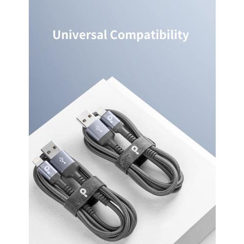 iPhone Charger Cable 2Pack 6FT, Lightning Cable [Apple MFi Certified]