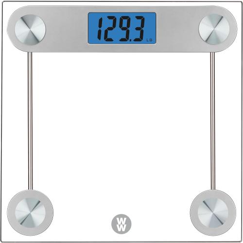 Weight Watchers Scales by Conair Scale for Body Weight, Digital Bathroom Scale in Clear