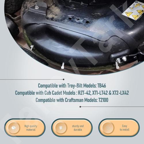 631-05195 631-05195A Lawn Mower Mulch Plug Kit Compatible with MTD Cub Cadet Craftsman 42 46 Lawn Mower, for 2012 and After, Fits 63105195A 19A30055100 LTX-1046VT LTX-1050KH LTX-1045 Model