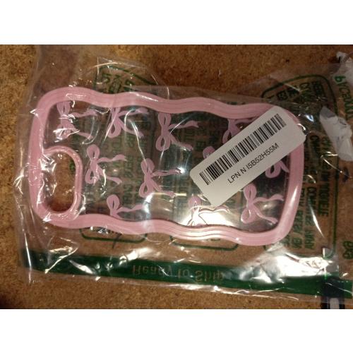 QLTYPRI Bow Case for iPhone 17e / iPhone 16e, Clear Cute Ribbon Bow Phone Case Curly Wavy Aesthetic Phone Case, Slim Soft Transparent Shockproof Protective Cover for Women Girls - Pink