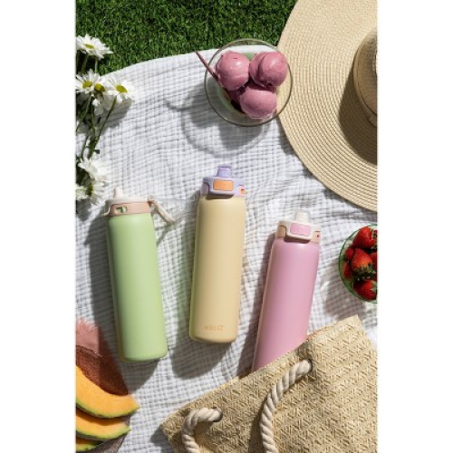 Ello Pop and Fill 22oz Stainless Steel Water Bottle Mint