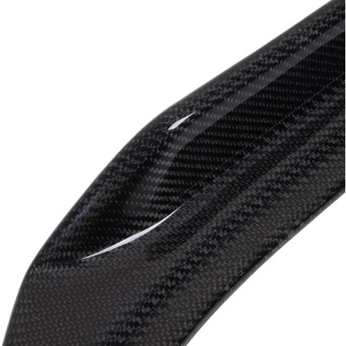 Brilluxa Rear Diffuser, Splitter Lip, Carbon Fiber Apron, Compatible with Infiniti Q50 2014‑2022, Rear Bumper Airflow Side Lip Extension