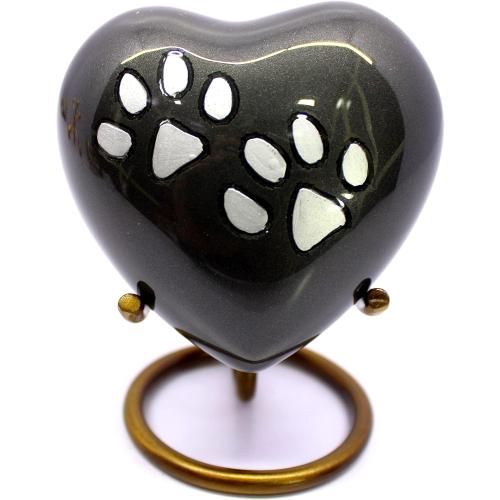 eSplanade cat Dog pet Cremation Mini Heart urn Keepsake Memorial | Small urn for Ashes Funeral Burial