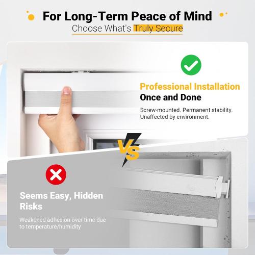 Cellular Shades Cordless Blackout Honeycomb Blinds Fabric Window Shades White(Blackout), 42 W x 72 H