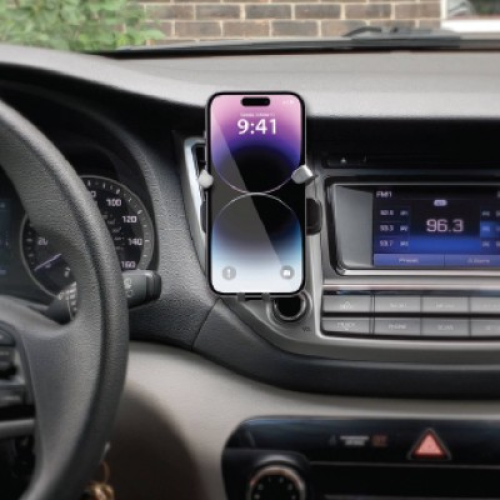 Bracketron AutoGrip Universal Car Vent Mount - Black: Plastic Adjustable Holder