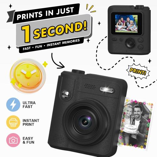Gofunly Kids Camera Instant Print: Birthday Gifts for Age 4-10 Girls Boys