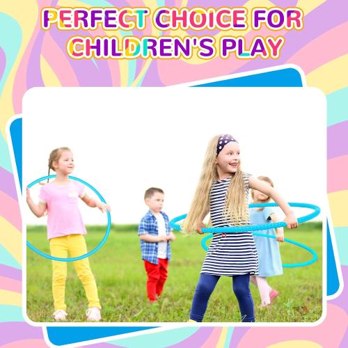 Shappy 6 Pcs Exercise Hoop Set Detachable Adjustable