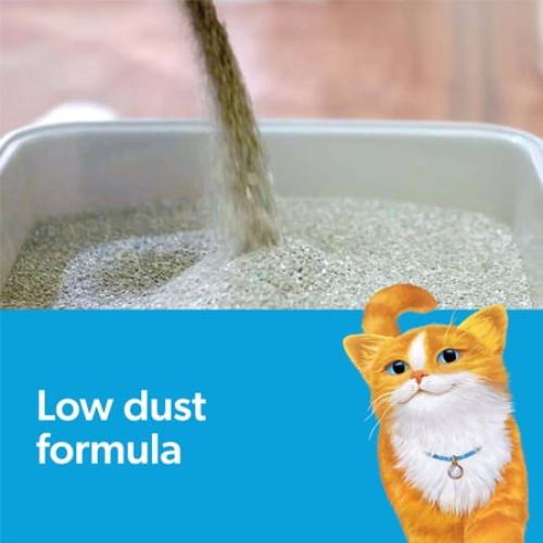 Fresh Step Clumping Cat Litter with Febreze Gain Scent, Long Lasting Odor Control Kitty Litter with Activated Charcoal, Low Dust Formula, 14 lb