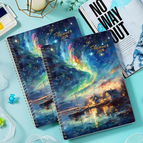2026 Planner - 2026 Planner Weekly and Monthly from Jan. 2026 - Dec. 2026, Calendar 2026 Planners with Monthly Tabs and Inner Pocket, 8.5 x 11