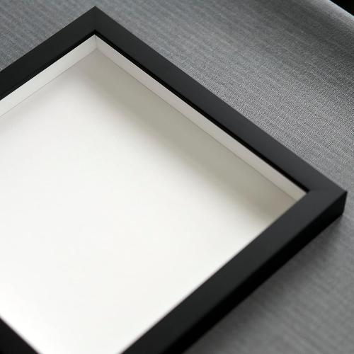 13x39 Shadow Box Frame Contemporary Black | 3/4 Depth of Usable Space| Interior Size 13x39 or 39x13 Inches| UV Resistant Acrylic, Acid-Free Backing, Wall Hangers | Made in USA
