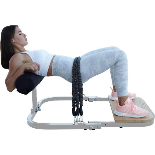 BootySprout Hip Thrust Machine for High Resistance Glute Training - Home Gym Workout - Comes with 45, 90, and 135 Lbs of Resistance