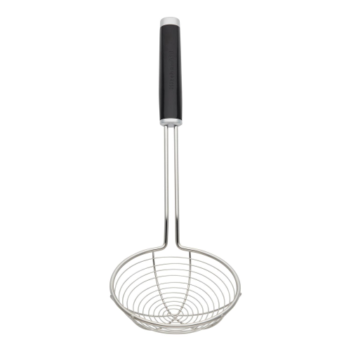 KitchenAid Black ABS Plastic/Stainless Steel Asian Strainer