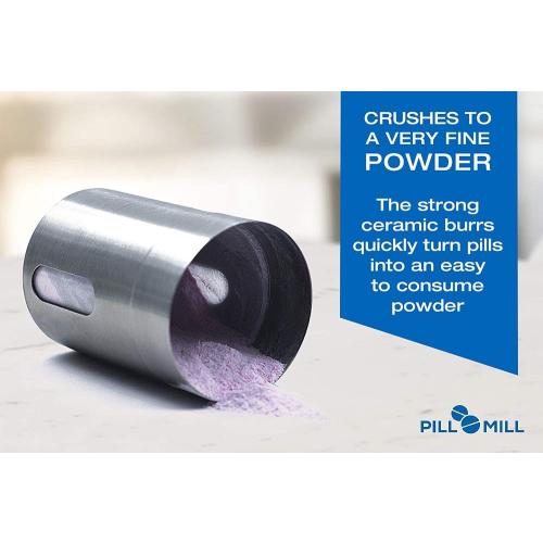 Pill Crusher for Fine Powder: Medicine Crusher Pill Grinder for 50  Pills