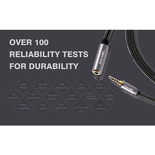 3.5mm Extension Cord, TRRS Male to Female Mic-Supported Extender-16 Feet/5M