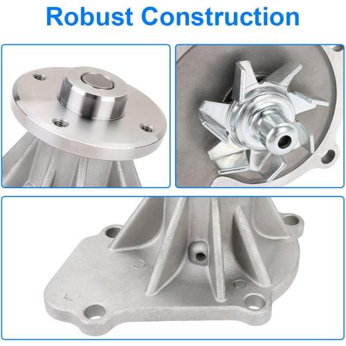 AW9206 Water Pump w/Gasket 2.4L L4 Compatible with Nissan Frontier 98-04