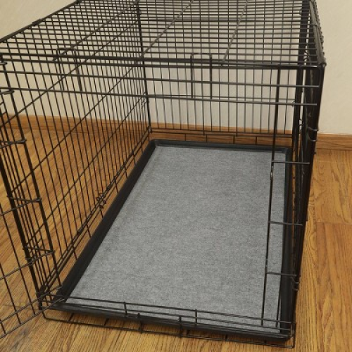 Drymate 29 x 48 Crate Mat for Dogs - Savannah Light Gray