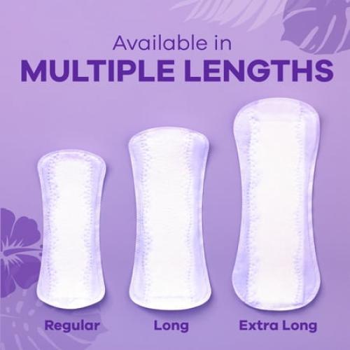 Always Anti-Bunch Xtra Protection Daily Liners, Long, Unscented, 136 CT