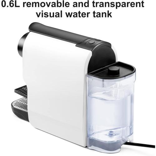 beanglass Mini Espresso Machine Compatible with Nespresso OriginalLine Pods