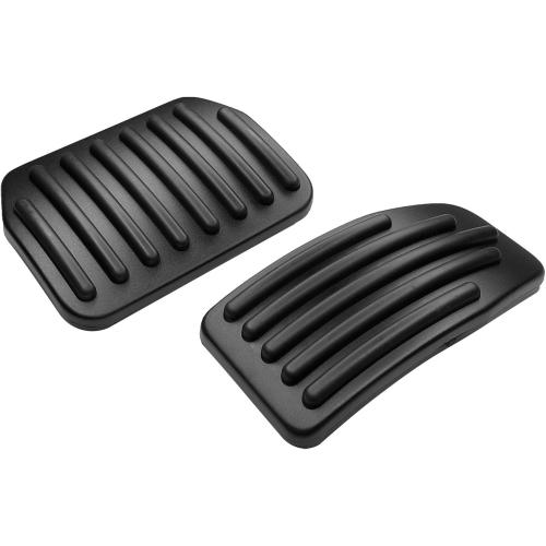 Car Brake Pedal Covers Clutch Foot Pedal Pads Set for 2016-2026 Tesla Model Y Model 3, Aluminum Non-Slip Performance Accelerator Treadle Extenders Brake Accessories Replacement (Black)