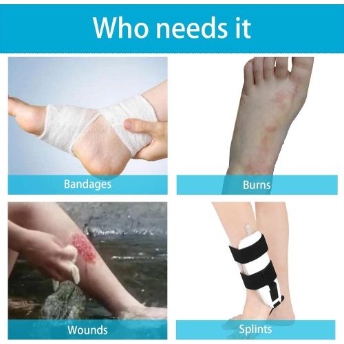 Tideshake Non-Slip Extra Wide Waterproof Leg Cast Cover for Showering, Reusable Adult Extra-Large Size Half Leg Cast Protector, Cast Bag for Shower, Cast Cover for Showering Foot