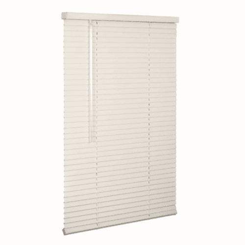 Lotus & Windoware Cordless 1 Aluminum Light Filtering Horizontal Mini Blind, 29 W x 60 L, Alabaster, Smooth