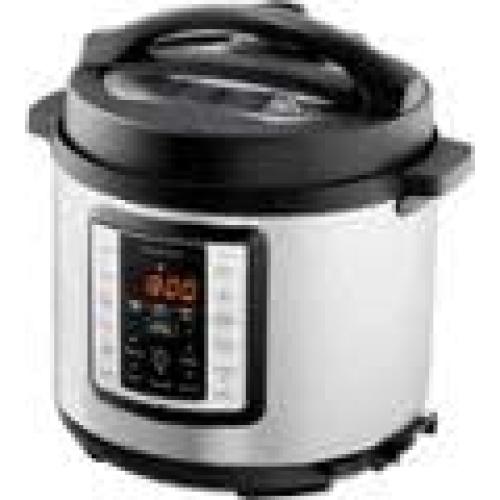 Insignia- 6-Quart Multi-Function Pressure Cooker - Stainless Steel