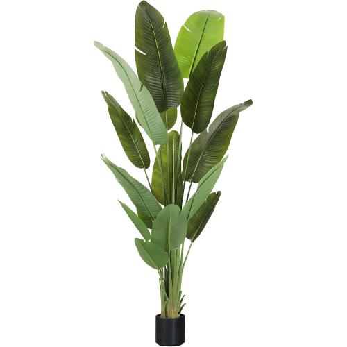 ProDeco Artificial Tree Size 6.6Ft Silk Bird of Paradise Large Big Fake Potted Plants Tall Faux Silk Floor Plants for Home Living Room Bedroom Office Decor Indoor Outdoor…