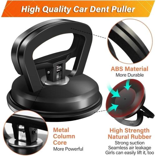 Dent Puller,3 Pack Car Dent Puller Car Dent Removal Kit Suction Cup Dent Puller Dent Remover Tool and Dent Repair Kit Handle Lifter for Cars Body,Glass,Screen,Objects Moving (Multicolour)