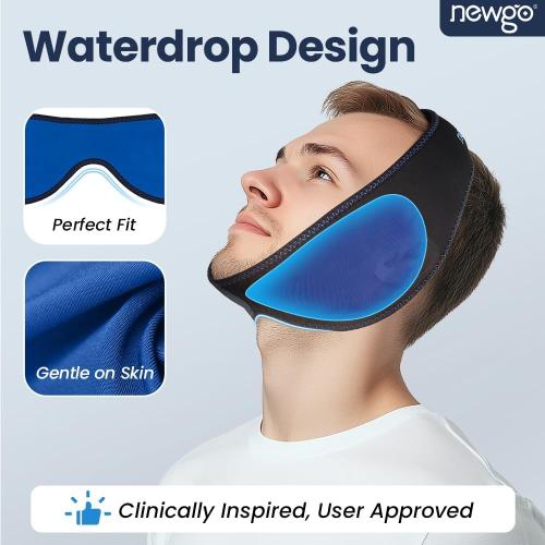NEWGO Wisdom Teeth Ice Pack Head Wrap for Face, Jaw Toothache, FSA Eligible