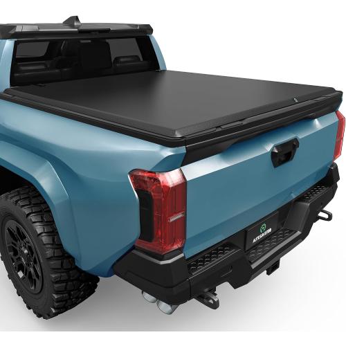 AUTOSAVER88 Soft Tri-Fold Tonneau Cover Fit for 2024-2026 Toyota Tacoma 5ft
