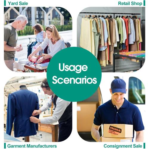Price Tag Gun for Clothes, Retail Clothing Attacher Tagging Gun, Green
