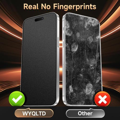 2 Pack for iPhone Air Matte Screen Protector Glass 6.5 inch