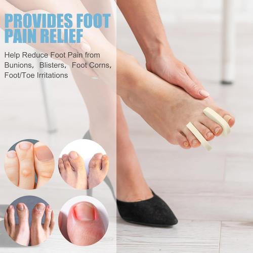 Honeydak 40 Pack Large Foam Toe Separators Spacers for Women Men
