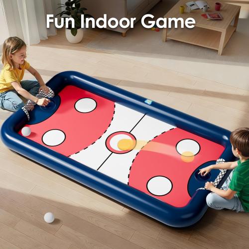 Funscape Kids Hockey Pool Game Toys, Big Inflatable Water Play Floating Toy