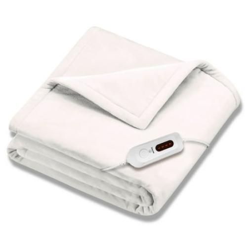 Beurer HD61 Super-Cozy Heated Blanket, Beige, 50 x 60 Inches