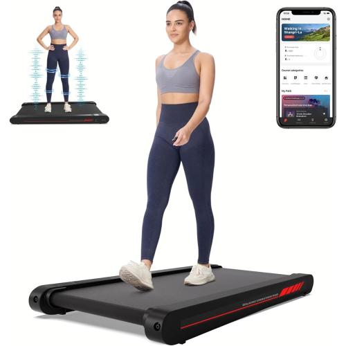Sperax Walking Treadmill Pad with APP, 3 in 1 Under Desk Treadmill, 400W Low Noise Walking Vibration Pad with Remote Control,Portable Treadmills for Home Office