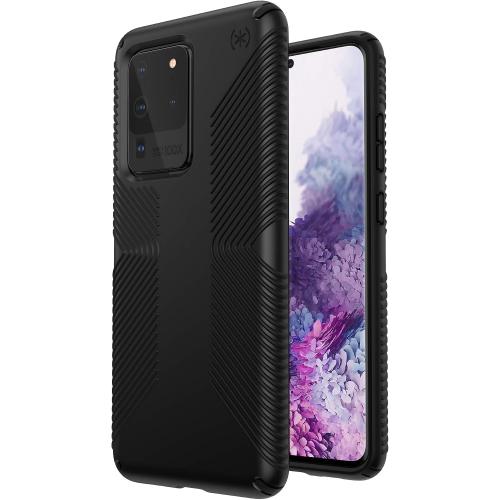 Speck Products Presidio Grip Samsung Galaxy S20 Ultra Case, Black/Black (136381-1050)